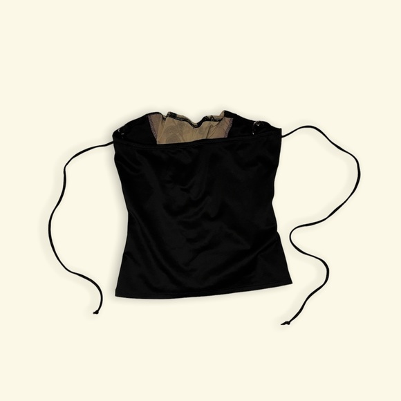 Y2K Strapless Black Top - Picture 3 of 5